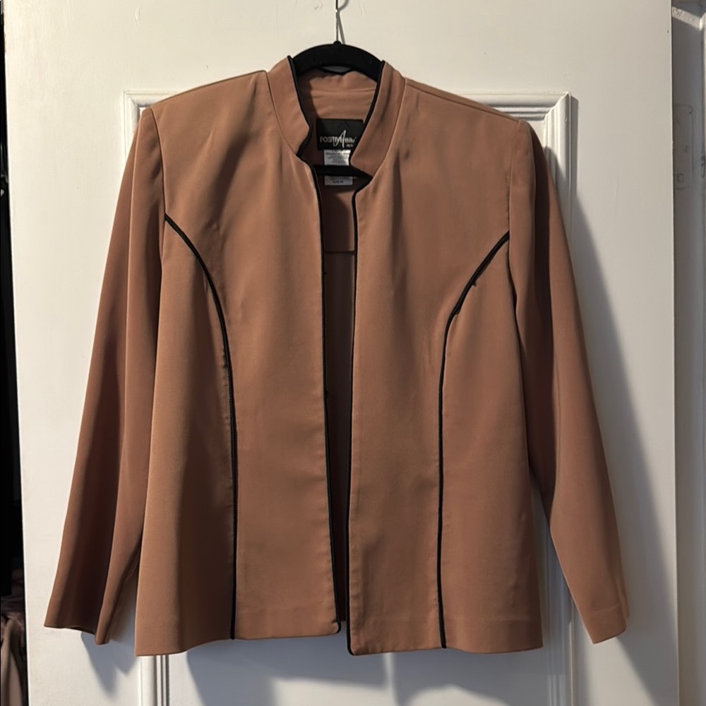 Tan Women's Jacket Blazer